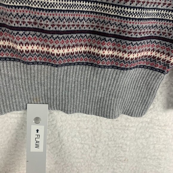 L.L. Bean Sweater Women's Small Multicolor Fair Isle Turtleneck Long Sleeve 7644 - Picture 7 of 8